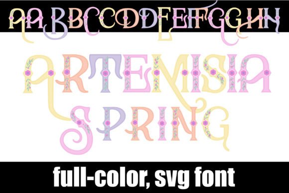 Artemisia Spring: A Fresh Take on Floral Typography