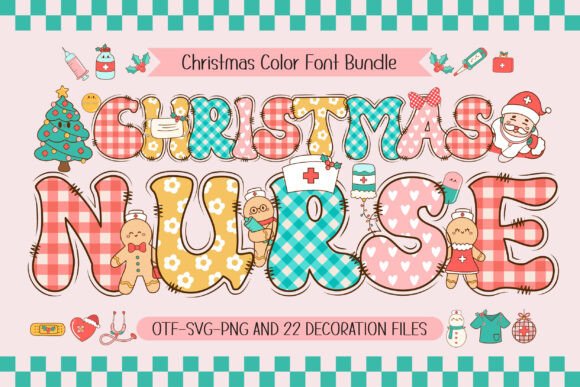 Christmas Nurse: A Groovy Festive Typeface for Holiday Projects