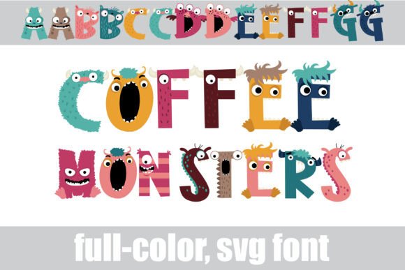 Coffee Monsters: A Playful Font for Bold Projects