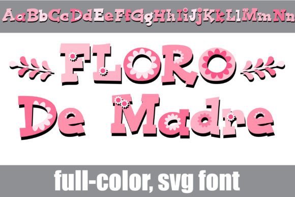 Floro De Madre: A Modern Floral Serif Font