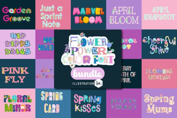 Flower Power Color: Infusing Retro Charm into Modern Designs
