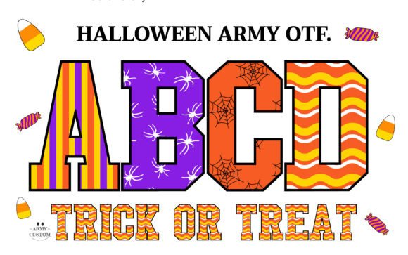 Halloweenarmy Web: A Display Font for Festive Visual Impact