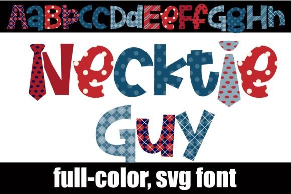 Necktie Guy: A Full-Color Font for Distinctive Design