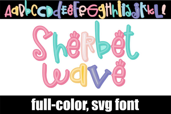 Sherbet Wave: A Playful Premium Font for Creative Brands