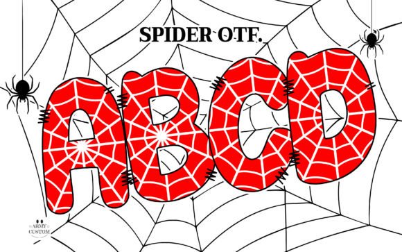 Spider Army: A Display Typeface for Bold Visual Storytelling