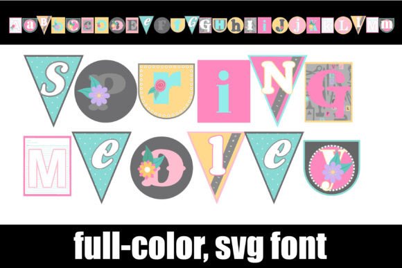 Spring Medley: A Fresh Take on Colorful Typography